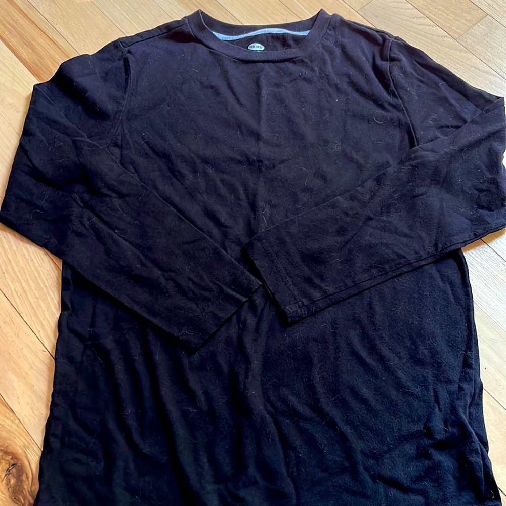 Black Long Sleeve Tee Shirt